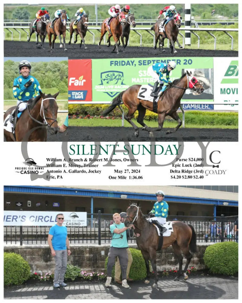 Silent Sunday - 05-27-24 R05 Pid Presque Isle Downs
