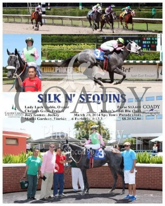 Silk N’ Sequins - 033014 Race 02 Crc Calder Course