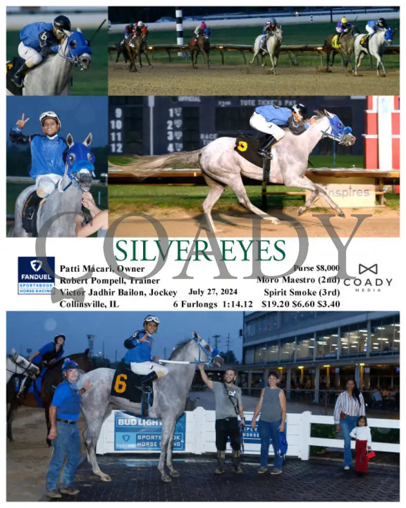 Silver Eyes - 07-27-24 R02 Fan Fanduel Sportsbook Horse Racing