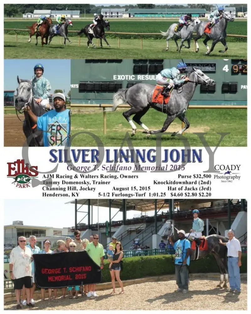 Silver Lining John - 081515 Race 06 Elp Ellis Park