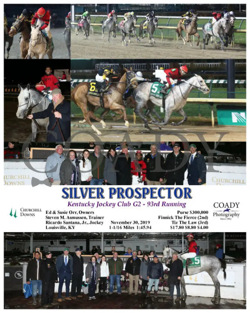 Silver Prospector - Kentucky Jockey Club G2 93Rd Running 11-30-19 R11 Cd Churchill Downs