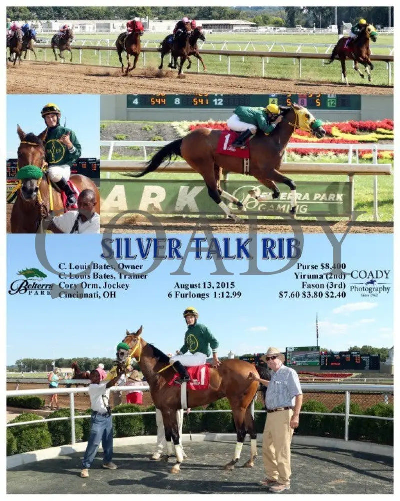 Silver Talk Rib - 081315 Race 07 Btp Belterra Park