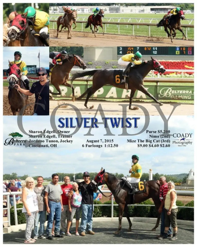 Silver Twist - 080715 Race 04 Btp Belterra Park