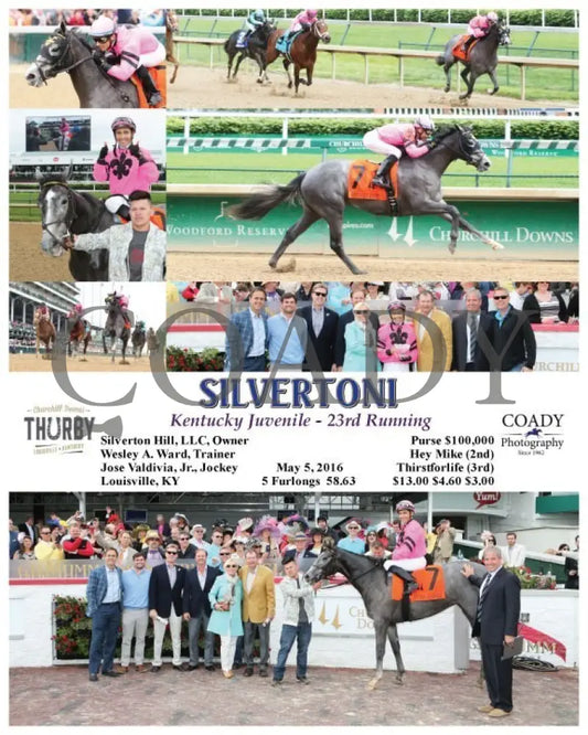 Silvertoni - 050516 Race 10 Cd Churchill Downs