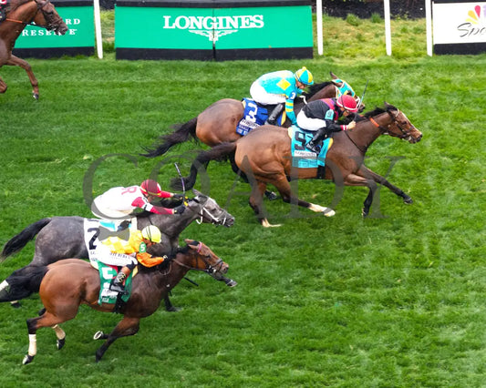 SIMPLY IN FRONT - 050325 - Race 05 - CD - Aerial Finish 01 Churchill Downs