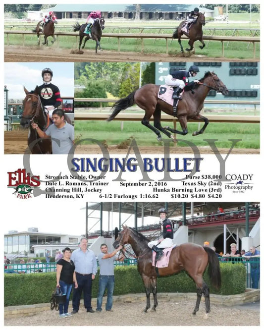 Singing Bullet - 090216 Race 05 Elp Ellis Park