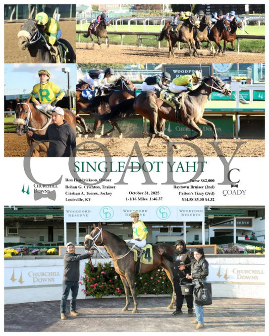 SINGLE DOT YAHT - 10-31-25 - R08 - CD Keeneland