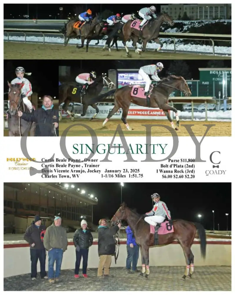 Singularity - 01-23-25 R03 Ct Hollywood Casino At Charles Town Races