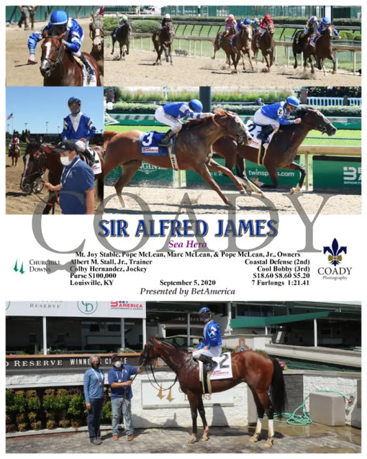 Sir Alfred James - Sea Hero 09-05-20 R06 Cd Churchill Downs
