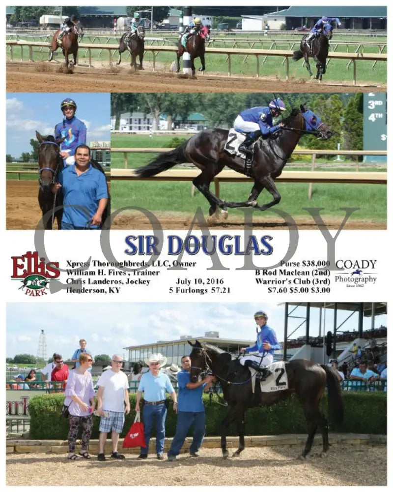 Sir Douglas - 071016 Race 07 Elp Ellis Park