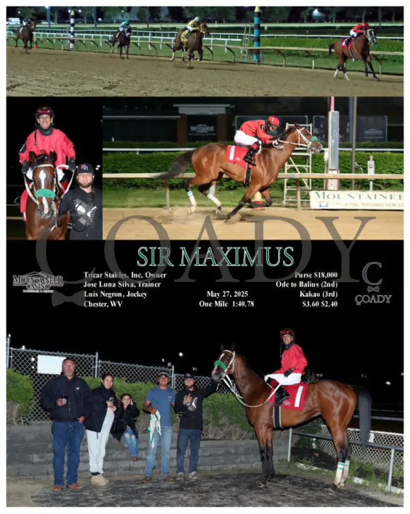 SIR MAXIMUS - 05-27-25 - R07 - MNR Mountaineer Park
