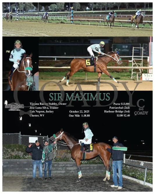 SIR MAXIMUS - 10-22-25 - R06 - MNR Mountaineer Park