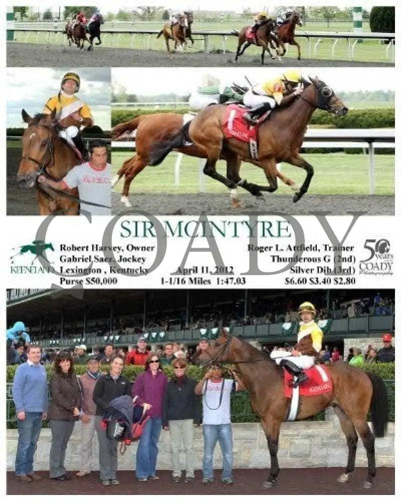 Sir Mcintyre - 041112 Race 05 Keeneland