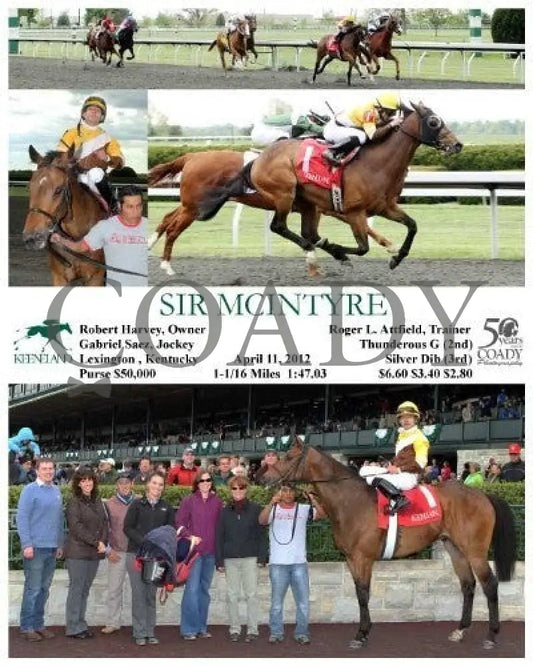 Sir Mcintyre - 041112 Race 05 Keeneland