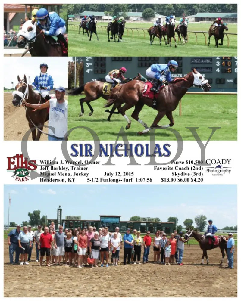 Sir Nicholas - 071215 - Race 01 - ELP - Coady Media - Kurtis Coady Photography