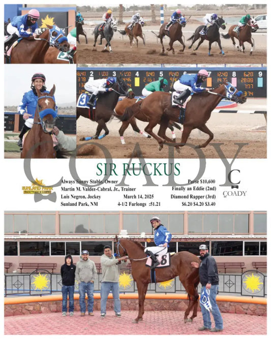 SIR RUCKUS - 03-14-25 - R08 - SUN Sunland Park