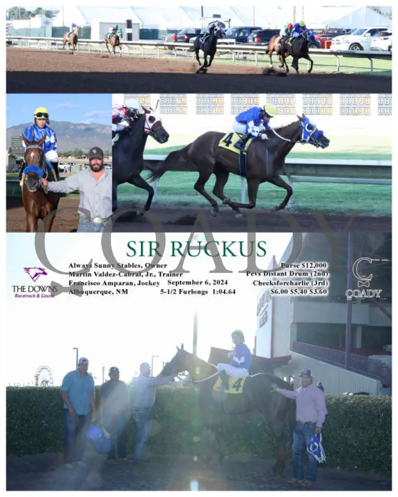 Sir Ruckus - 09-06-24 R01 Alb Downs At Albuquerque