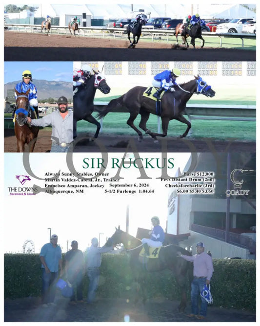 Sir Ruckus - 09-06-24 R01 Alb Downs At Albuquerque
