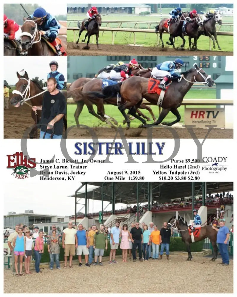 Sister Lilly - 080915 Race 02 Elp Ellis Park