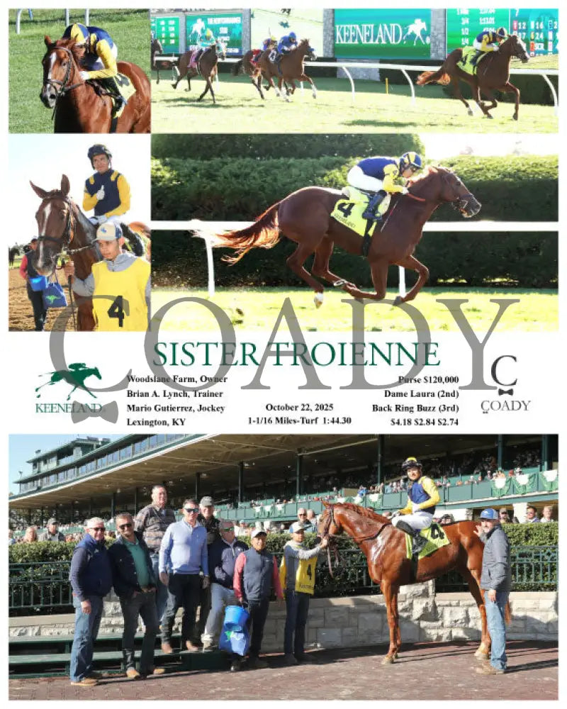 SISTER TROIENNE - 102225 - Race 07 - KEE Keeneland