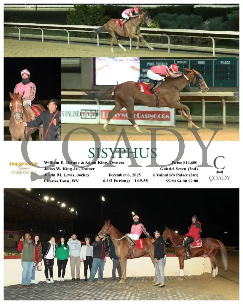 SISYPHUS - 12-06-25 - R08 - CT Hollywood Casino at Charles Town Races