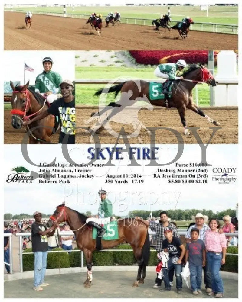 Skye Fire - 081014 Race 10 Btp Belterra Park