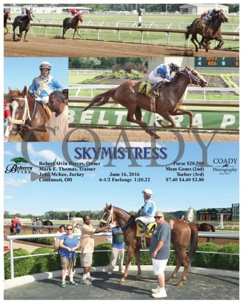 Skymistress - 061616 Race 09 Btp Belterra Park