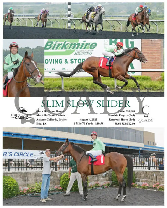 SLIM SLOW SLIDER - 08-04-25 - R05 - PID Presque Isle Downs