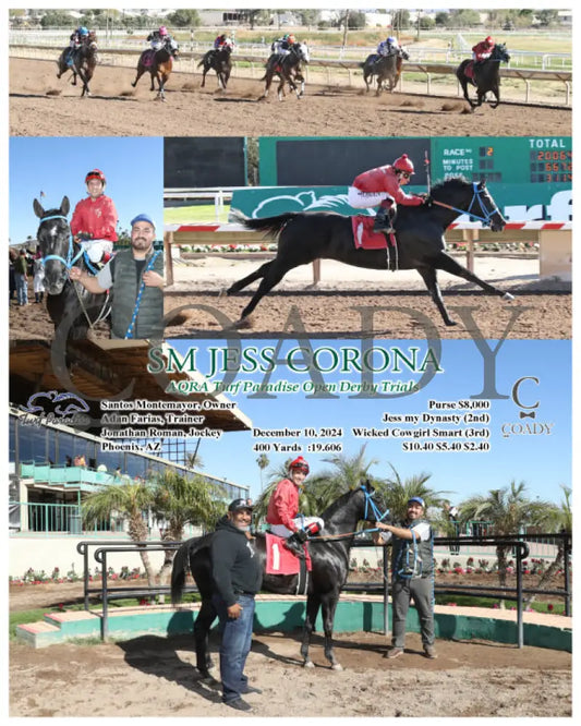 Sm Jess Corona - Aqra Turf Paradise Open Derby Trials 12-10-24 R02 Tup
