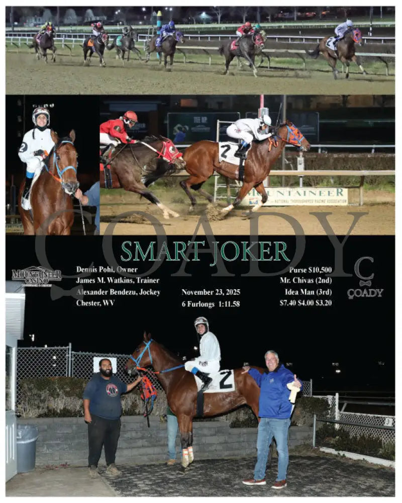 SMART JOKER - 11-23-25 - R02 - MNR - Coady Media - Kurtis Coady Photography