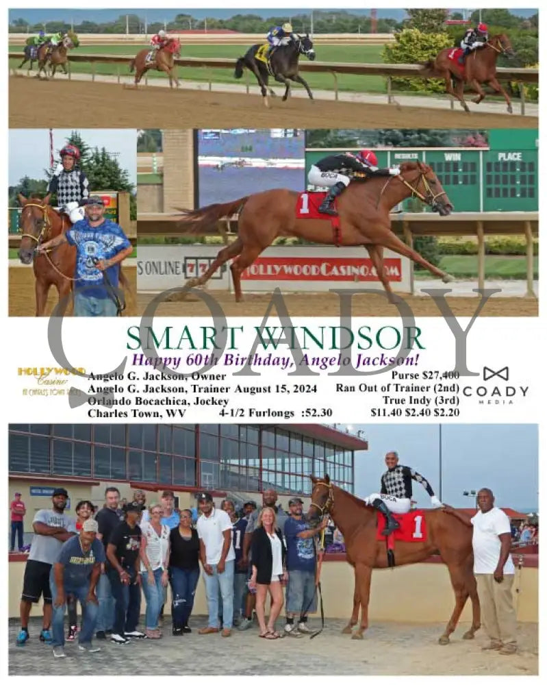 Smart Windsor - Happy 60Th Birthday Angelo Jackson! 08-15-24 R01 Ct Hollywood Casino At Charles