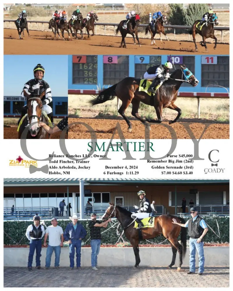 Smartier - 12-04-24 R08 Zia Zia Park