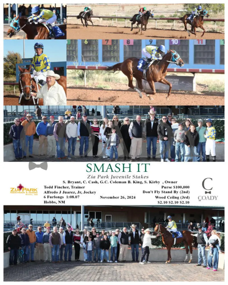 Smash It - Zia Park Juvenile Stakes 11-26-24 R07 Zia