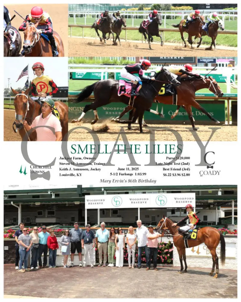 SMELL THE LILIES - 06-11-25 - R03 - CD Churchill Downs