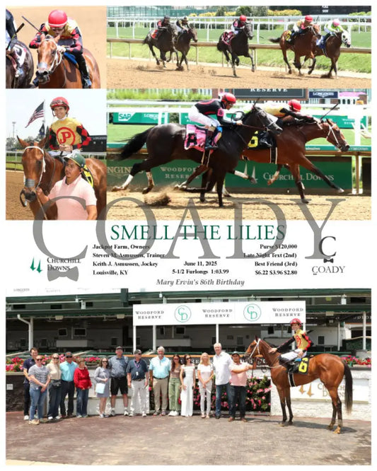 SMELL THE LILIES - 06-11-25 - R03 - CD Churchill Downs