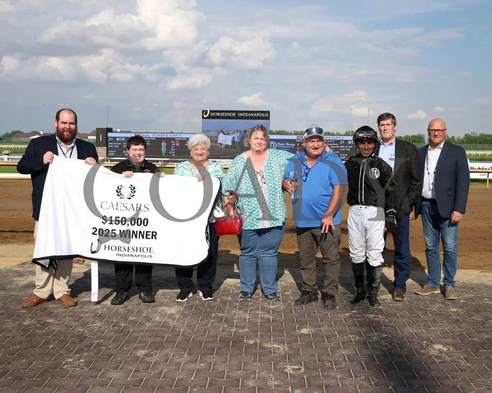 SMOKEN BOY - Caesars - 20th Running - 05-14-25 - R08 - Horseshoe Indiana - Presentation 01 - Sammantha Pagels Indiana