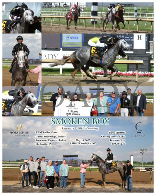 SMOKEN BOY - Caesars - 20th Running - 05-14-25 - R08 - IND Indiana Grand