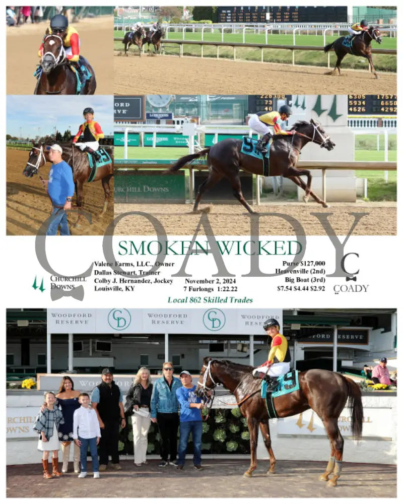 Smoken Wicked - 110224 Race 07 Cd Churchill Downs