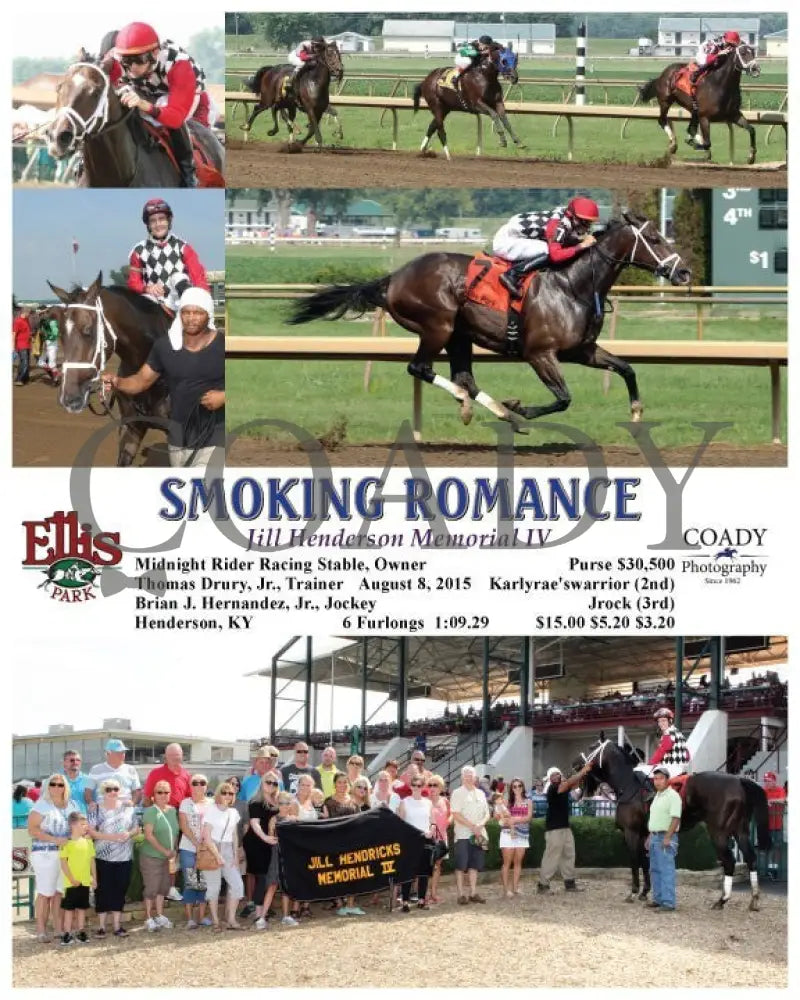 Smoking Romance - 080815 Race 07 Elp Ellis Park