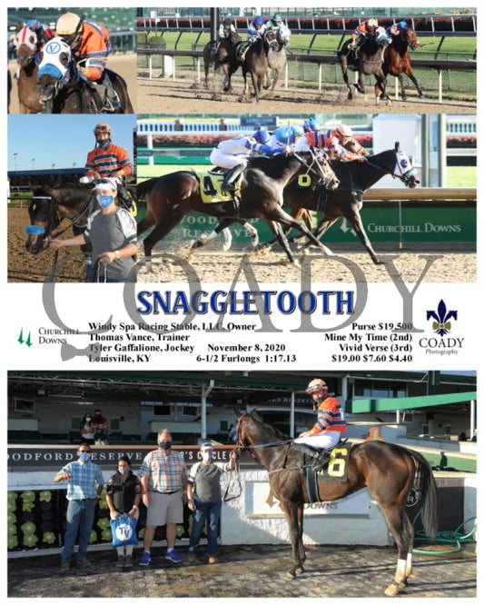 Snaggletooth - 11-08-20 R07 Cd Churchill Downs