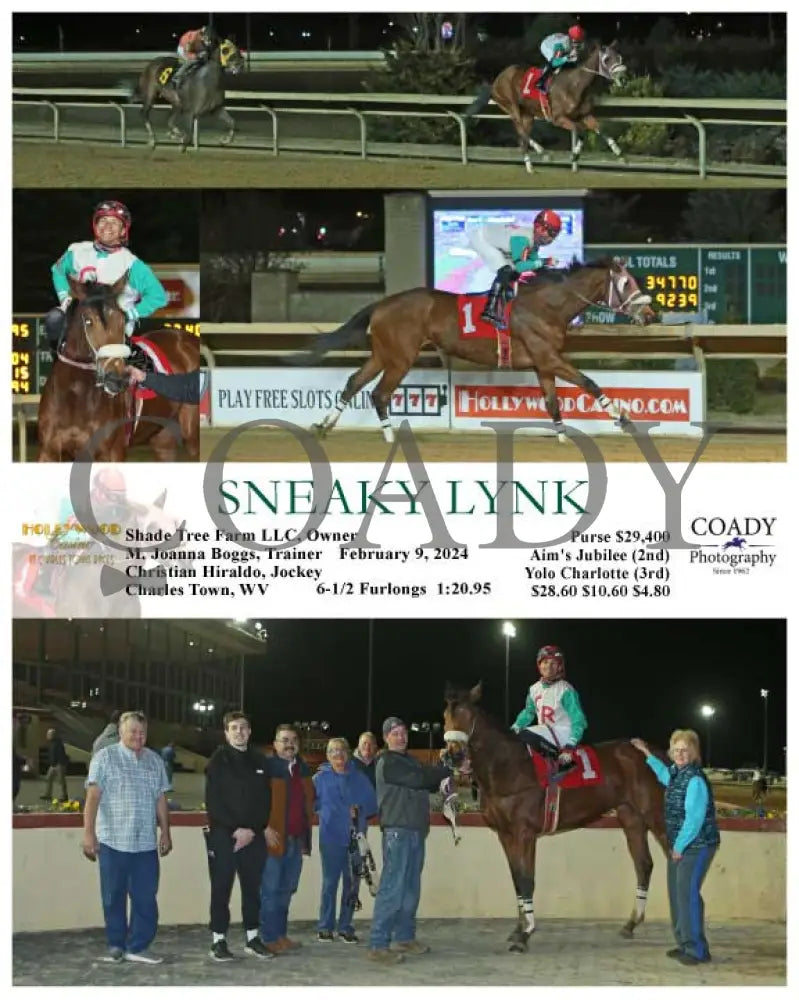 Sneaky Lynk - 02-09-24 R04 Ct Hollywood Casino At Charles Town Races