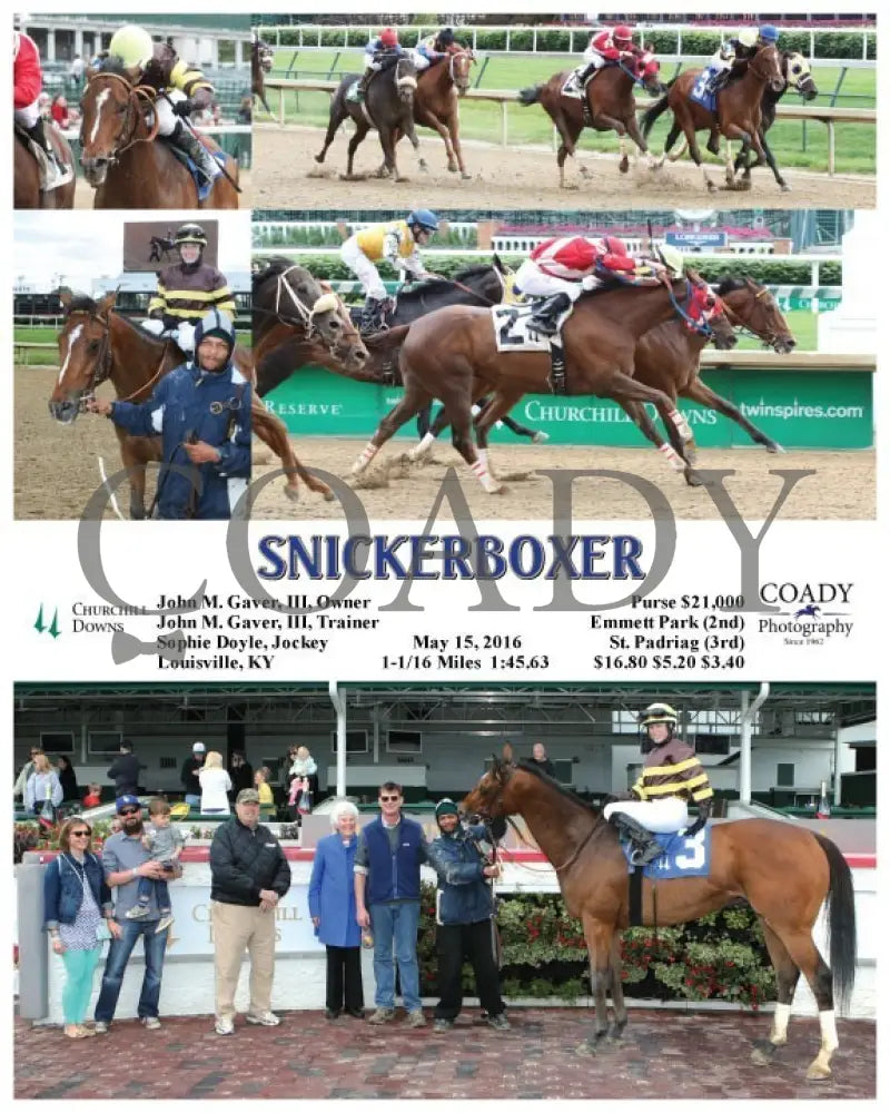Snickerboxer - 051516 Race 02 Cd Churchill Downs