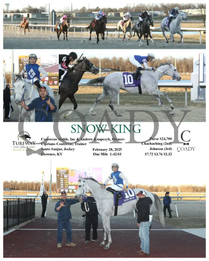 SNOW KING - 022825 - Race 01 - TP Turfway Park