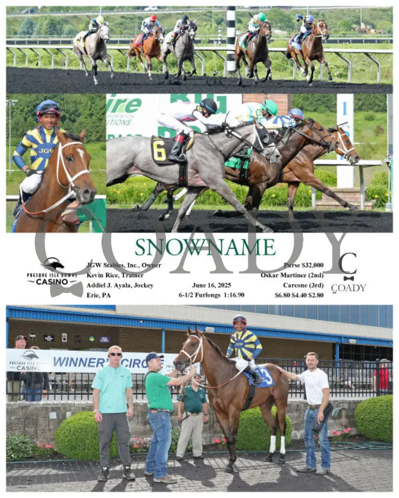 SNOWNAME - 06-16-25 - R05 - PID Presque Isle Downs