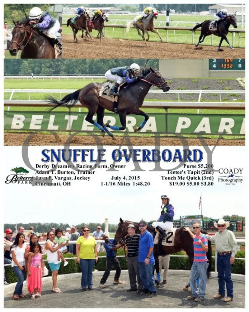 Snuffle Overboard - 070415 Race 02 Btp Belterra Park