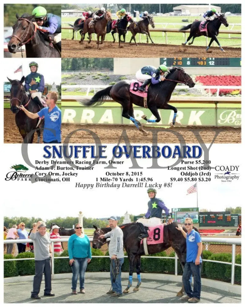 Snuffle Overboard - 100815 Race 02 Btp Belterra Park