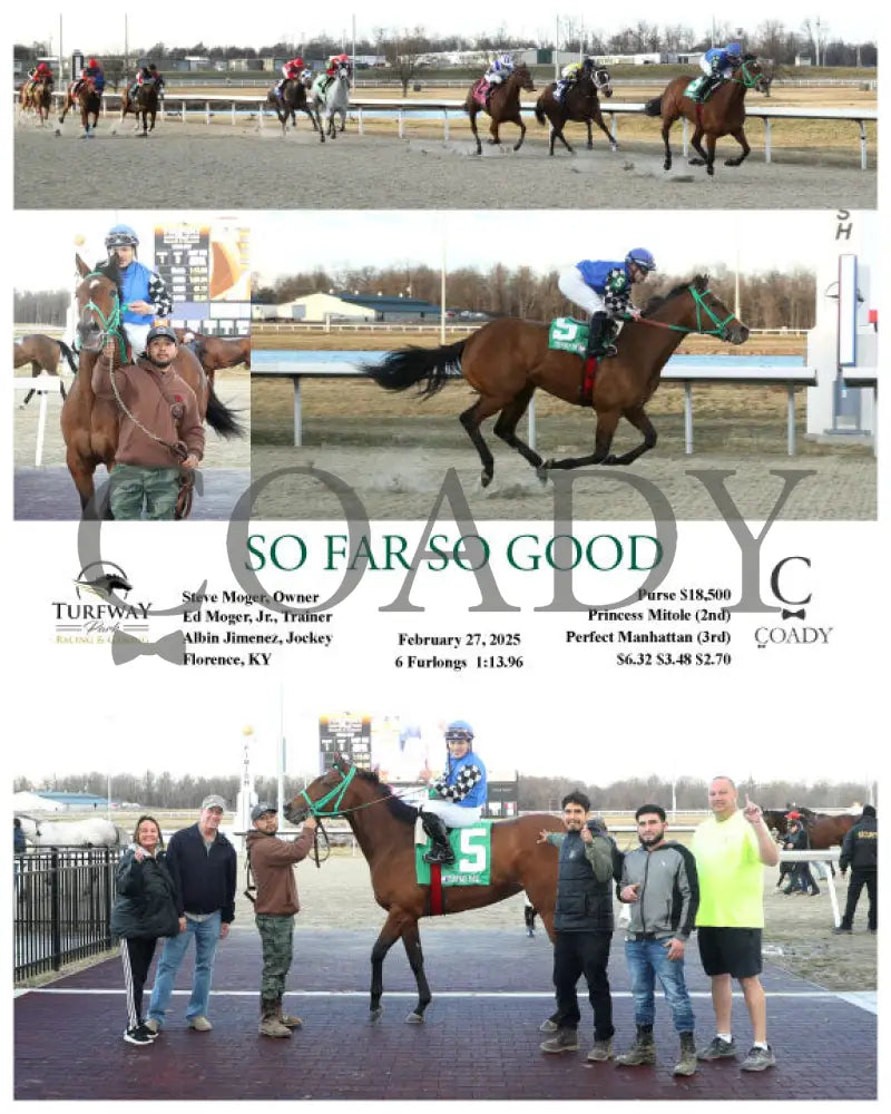SO FAR SO GOOD - 022725 - Race 01 - TP Turfway Park
