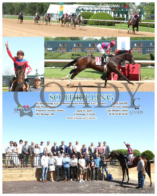 SO THRILLING - 04-11-25 - R06 - OP Oaklawn Park