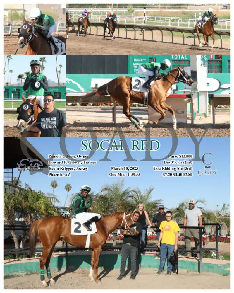 SOCAL RED - 03-10-25 - R07 - TUP Turf Paradise