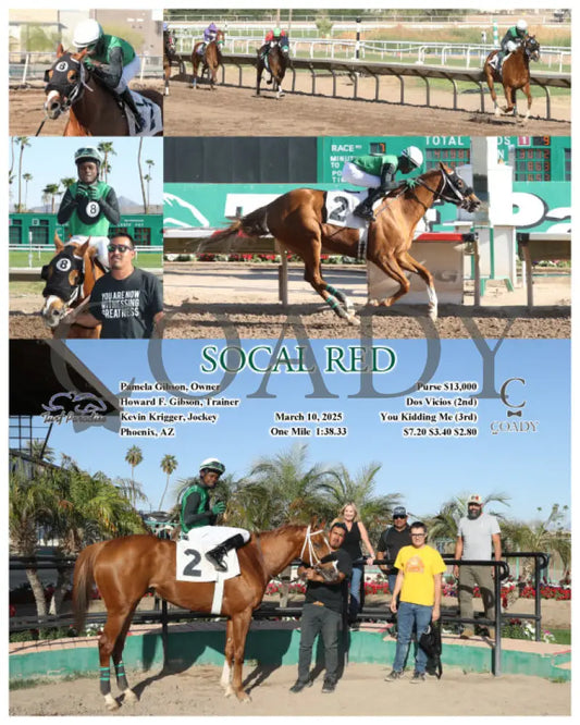 SOCAL RED - 03-10-25 - R07 - TUP Turf Paradise